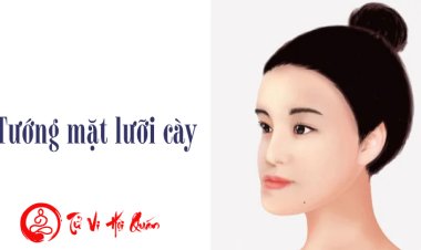 Tướng mặt lưỡi cày:  Nghèo khổ cả đời, gặp nhiều gian truân trắc trở