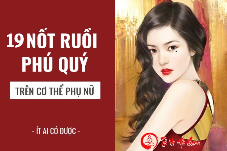 Nốt ruồi đại phú đại quý ở phụ nữ