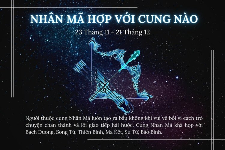 Cung Nhân Mã Hợp với Cung Hoàng Đạo Nào Nhất