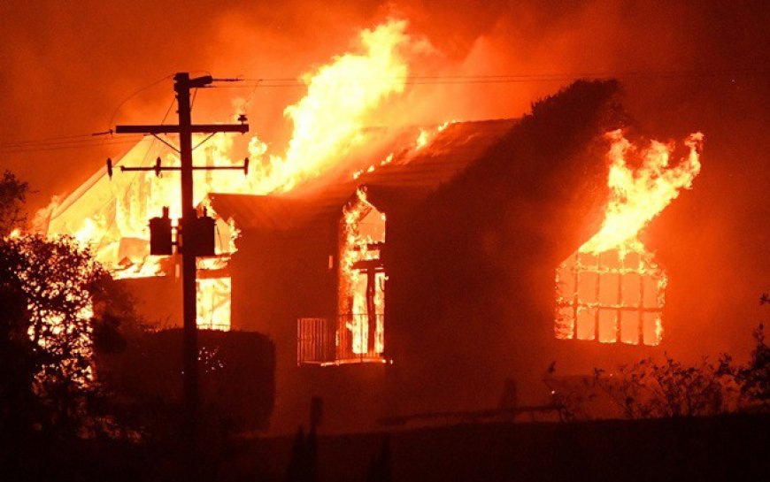 Dream of a house on fire